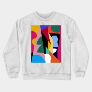 Abstract Colorful Mid Century Crewneck Sweatshirt